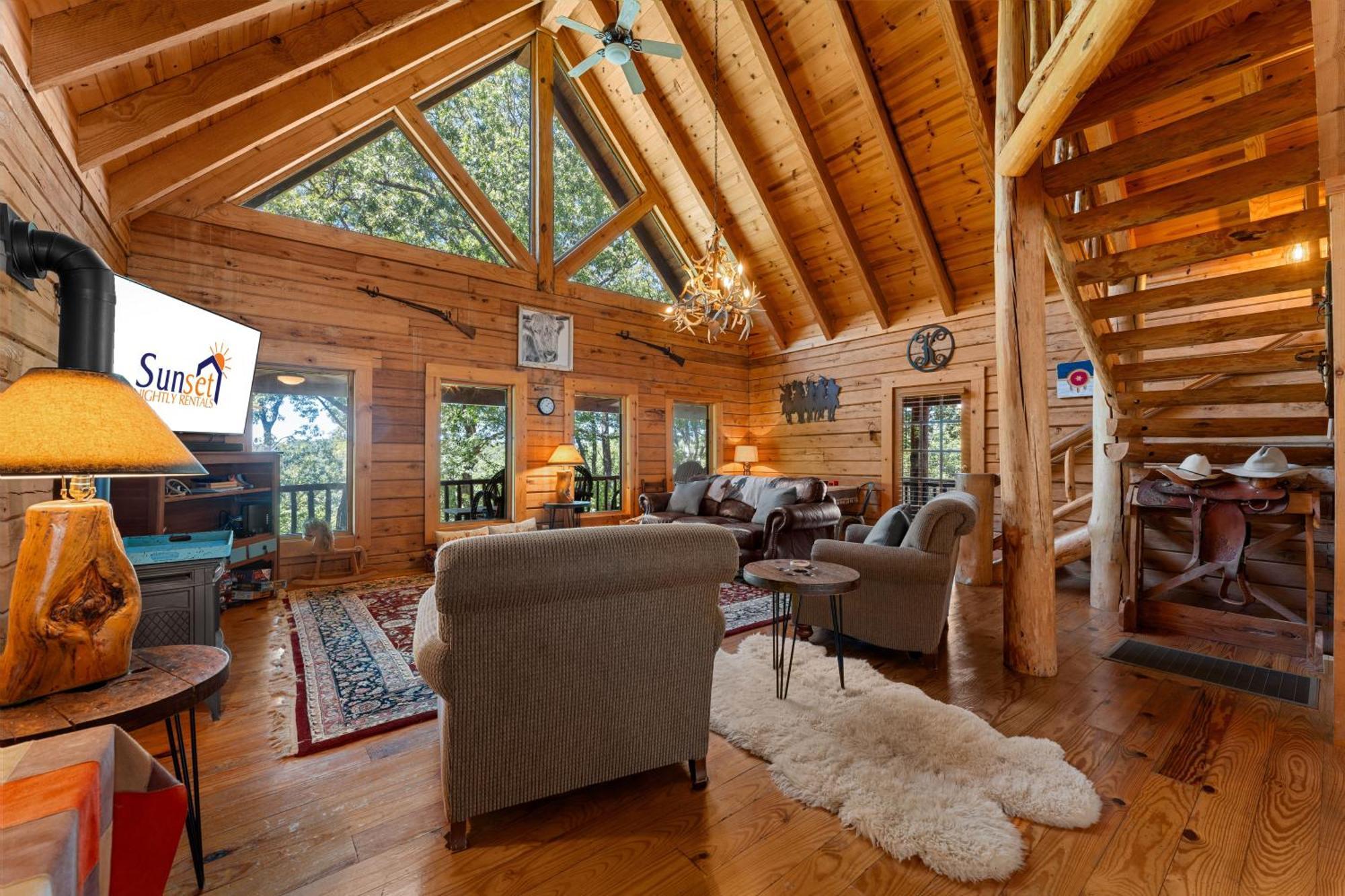 The Lazy K Cabin Cabin Branson Exterior foto